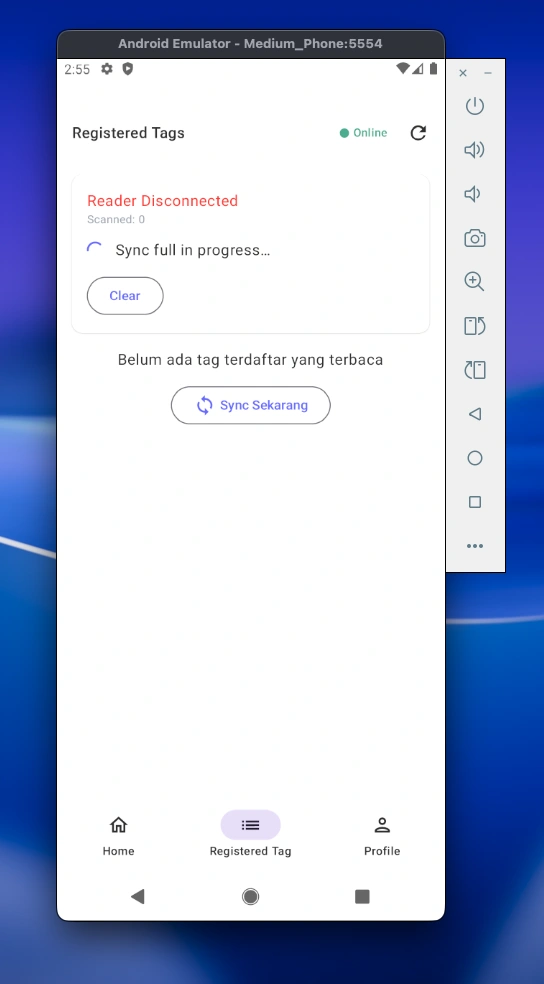 Registered Tags - Sync Management